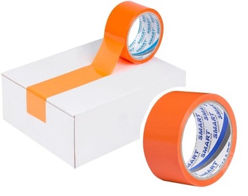 Taśma pakowa SMART 48mm/50y pomarańczowa klejąca akryl