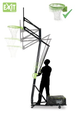 НАБОР БАСКЕТБОЛЬНОЙ КОРЗИНЫ БАСКЕТБОЛЬНАЯ КОРЗИНА EXIT GALAXY 230-305 СМ