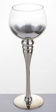 Стеклянная серебряная гламурная гламур