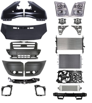 FORD TRANSIT 06-13 NÁRAZNÍK PAS KAPOTA BLATNÍK