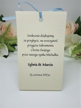 WA16A Благодарственное письмо + открытка на крещение