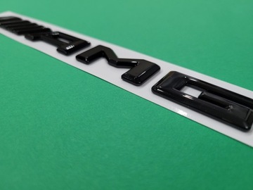 Эмблема для Mercedes ///AMG Черный Глянцевый