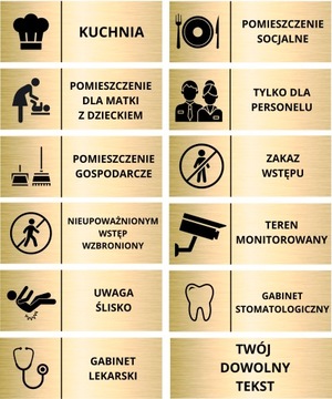 TABLICZKA INFORMACYJNA ALUMINIOWA WC OSOBY NIEPEŁNOSPRAWNE 20 x 7,5 CM