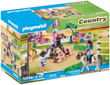 KLOCKI PLAYMOBIL COUNTRY 70996 TURNIEJ JEŹDZIECKI