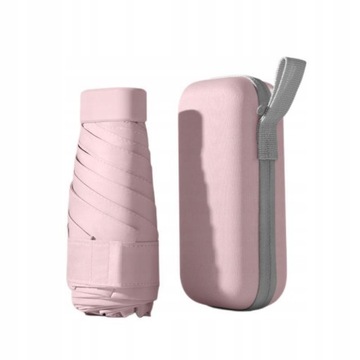Mały przenośny parasol w mini kapsułce