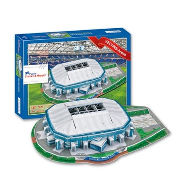 Stadion piłkarski Veltins Arena Puzzle 3D