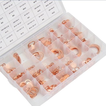 НАБОР ИЗ 580 МЕДНЫХ ПОДКЛАДОК С ОРГАНАЙЗЕРОМ