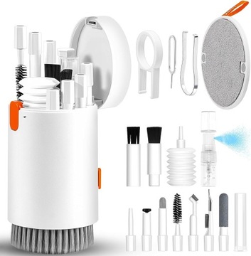 ZESTAW DO CZYSZCZENIA KLAWIATUR EKRANU SŁUCHAWEK AIRPODS IPAD IPHONE 20w1