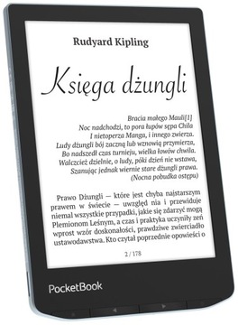Электронная книга PocketBook Verse 629 6 дюймов, 8 ГБ, Wi-Fi, ярко-синий