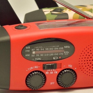 ПОРТАТИВНЫЙ СОЛНЕЧНЫЙ AM/FM/WB Солнечный светодиодный радиоприемник