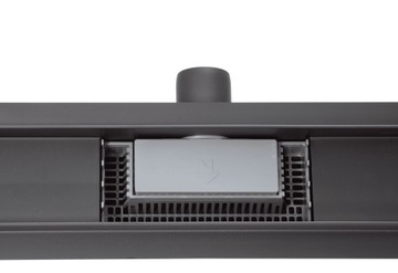 BALNEO ODPŁYW LINIOWY CZARNY 80 cm GŁĘBOKI OSADNIK