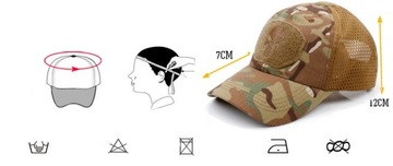 БЕЙСБОЛЬНАЯ КЕПКА МУЖСКАЯ С КАМУФЛЯЖНОЙ СЕТКОЙ