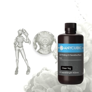 ANYCUBIC UV СМОЛА 1 Л. ПРОЗРАЧНАЯ ПРОЗРАЧНАЯ