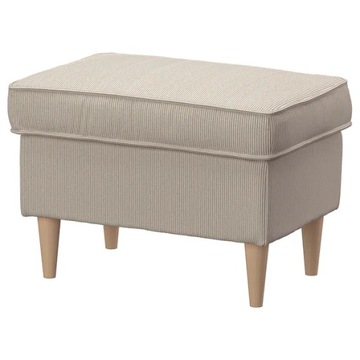 IKEA STRANDMON Podnóżek Kelinge beżowy