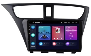 RADIO GPS ANDROID NAWIGACJA BT HONDA CIVIC 2012-2017 CARPLAY 2GB 64GB