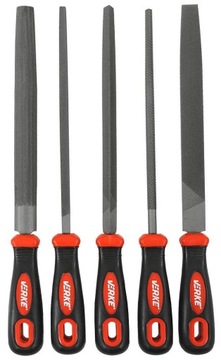 VERKE V05079 НАБОР НАПИЛЬНИКОВ ЗАМОЧНАЯ ПОЛКА ДЛЯ НАПИЛЬНИКОВ, МЕТАЛЛИЧЕСКИЙ РАШПИЛЬНИК, 20см