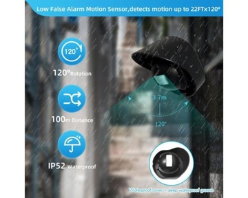 Водонепроницаемый беспроводной датчик движения IP65