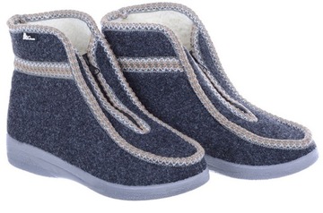 PAPCIE BAMBOSZE FILCOWE WALONKI TATRZANKI Szare 40