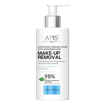 APIS Make-Up Removal Hydrożelowy tonik wygładzający z kwasem hialuronowym