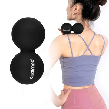 PODWÓJNA PIŁKA DO MASAŻU LACROSSE CROSSFIT ROLLER