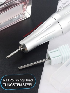 Nail polishing head tungsten steel grinding head