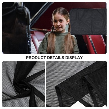 2шт магнитный солнцезащитный козырек для заднего бокового окна автомобиля