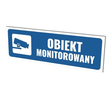 ТАБЛИЧКА НАБЛЮДАЕМАЯ ОБЪЕКТА ЗНАК НАБЛЮДАЕМОГО ОБЪЕКТА ПВХ 10Х30