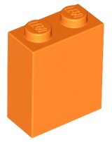 LEGO 3245c klocek filar słup 1x2x2 orange 4szt.