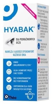 HYABAK Nawilżające krople do oczu 10 ml