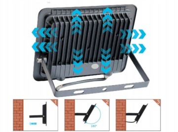 Галогенный светодиодный прожектор 50Вт 4250лм IP65