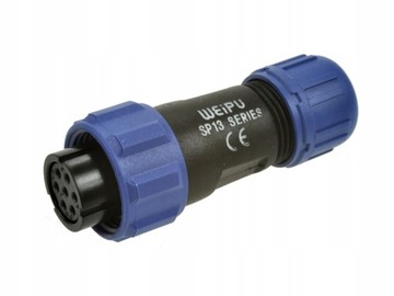 GNIAZDO 7 pin IP68 5A 125V Weipu