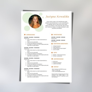 Набор 2/22/K CV + Сопроводительное письмо PL + ENG