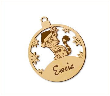 Новогодняя игрушка ДЛЯ ДОШКОЛЬНИКА, имя, подарок