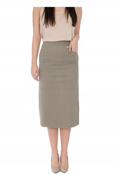 SPÓDNICA BAWEŁNA MAXI KIESZEŃ (38-54) KOLORY r.42