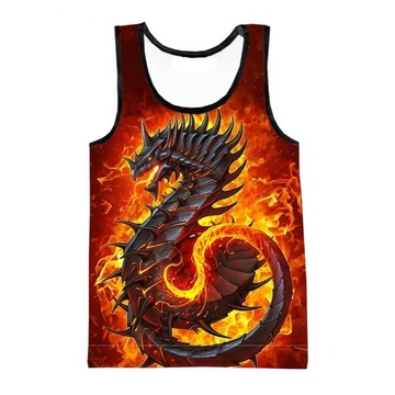Koszulka bez rękawów China Dragon Tank Tops For