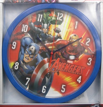 Zegar ścienny Marvel AVENGERS oryginał na licencji