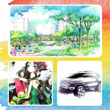 АЛКОГОЛЬНЫЕ МАРКЕРЫ 60 ШТ. Маркеры Маркеры Двусторонние маркеры Pro + СУМКА