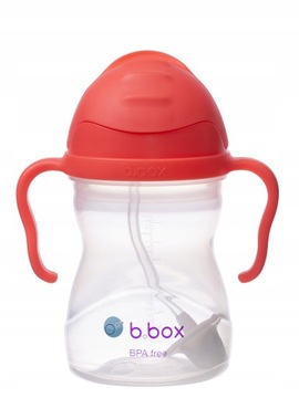 Kubek ze słomką b.box 240 ml arbuzowy BB00510