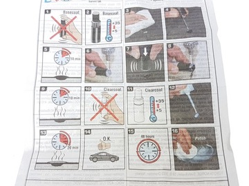 ЦВЕТ КРАСКИ TOYOTA PAINT TOUCH-UP ТЕМНО-СИНИЙ 8R7