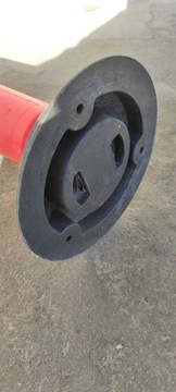 Słupek parkingowy odblask uchylny blokujący 80cm