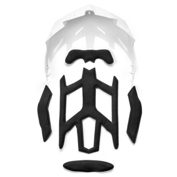 METEOR STREET M 55-58 ВЕЛОСИПЕДНЫЙ ШЛЕМ белый