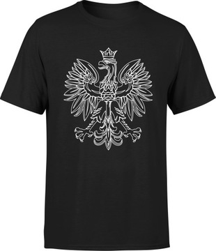 MĘSKI T-SHIRT POLSKA ORZEŁ PATRIOTYCZNA ROZM. S KOSZULKA MĘSKA TSHIRT