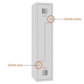 Замок правый для металлического шкафа BHP Euro-Lock C702