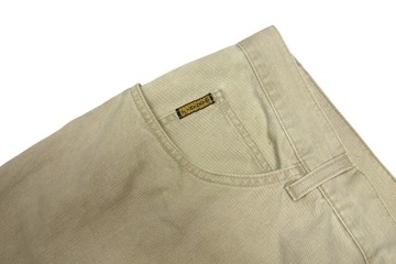 ARMANI JEANS Męskie Beżowe Spodnie Vintage Logo r. XL / 40 / Pas 98cm