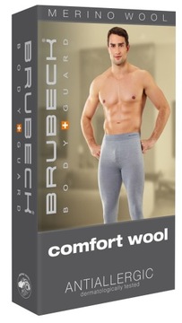 KALESONY Z WEŁNY MERYNOSÓW BRUBECK Comfort WOOL-XL