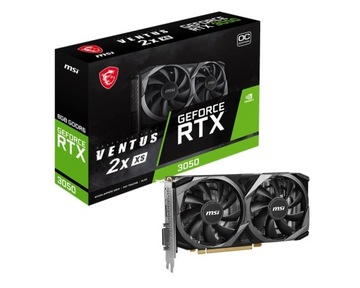 MSI GeForce RTX 3050 VENTUS 2X XS OC 8GB GDDR6