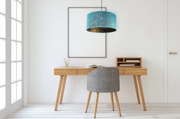 ПОДВЕСНОЙ СВЕТИЛЬНИК, ПОТОЛОЧНАЯ ЛЮСТРА, абажур, ЗОЛОТОЙ УЗОР