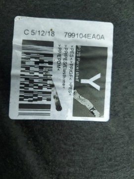 NISSAN QASHQAI J11 ZADNÍ POLIČKA