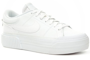 Buty NIKE COURT LEGACY LIFT Damskie białe sneakersy platformy