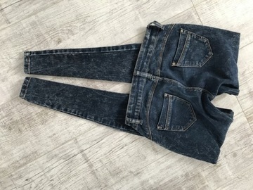 BY SASHA * spodnie jeans rurki * RURKI XS 34